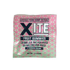 Xite Fruit Gummies 1:1 D9+CBD