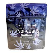 Beehive INDI-CUBE Gummies D9+CBG+CBD [100mg/10ct]