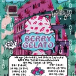 Wasatch Apothecary Baked Bytes Berry Gelato D9 Full Spectrum THC Gummies
