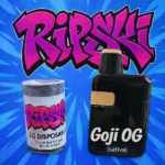 Ripski Live Resin + Liquid Diamond's with Terpenes Disposable  (Indica) 2g - Image 3