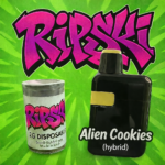 Ripski Live Resin + Liquid Diamond's with Terpenes Disposable  (Indica) 2g - Image 2