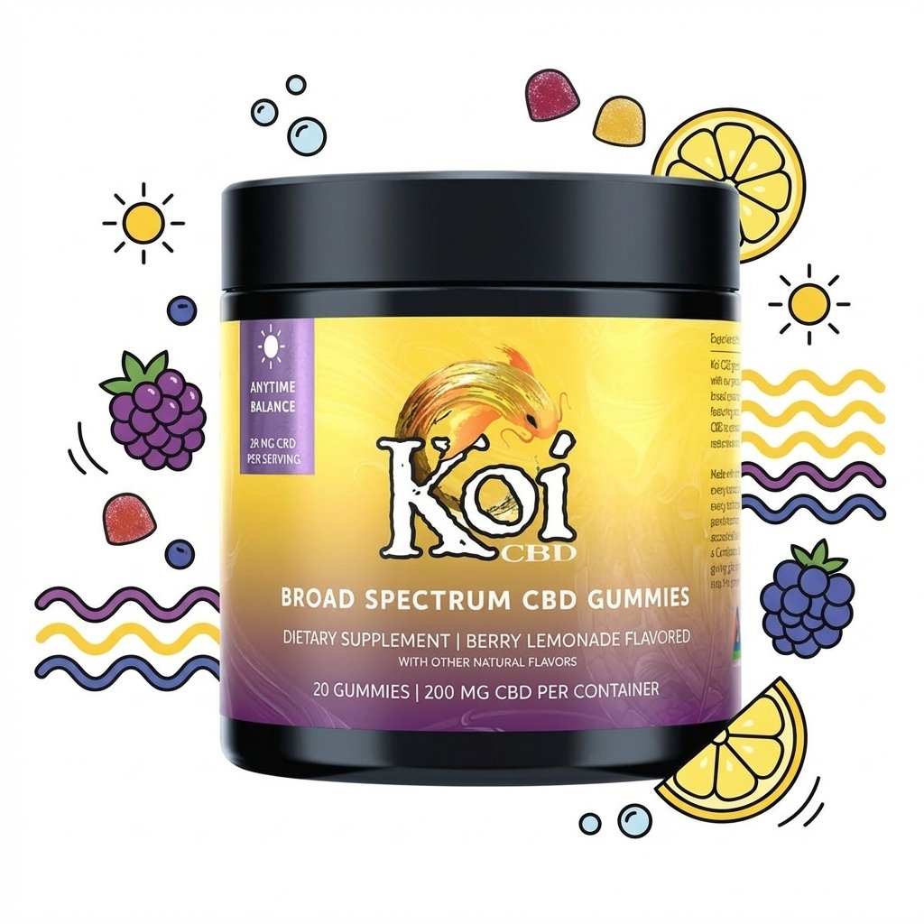 generated-image-1 (9) Koi CBD Anytime Balance Broad Spectrum CBD Gummies - Image 1