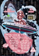 Wasatch Apothecary Baked Bytes Galactic Jack D9 Full Spectrum THC Gummies [ 150mg/30ct]