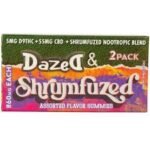 Dazed & Shrumfuzed Assorted D9THC+CBD+Nootropic Gummies [7200mg /2pk]