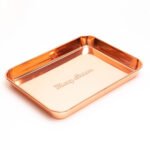Blazy Susan Stainless Steel Rolling Tray [7″ x 9.25″] - Image 4